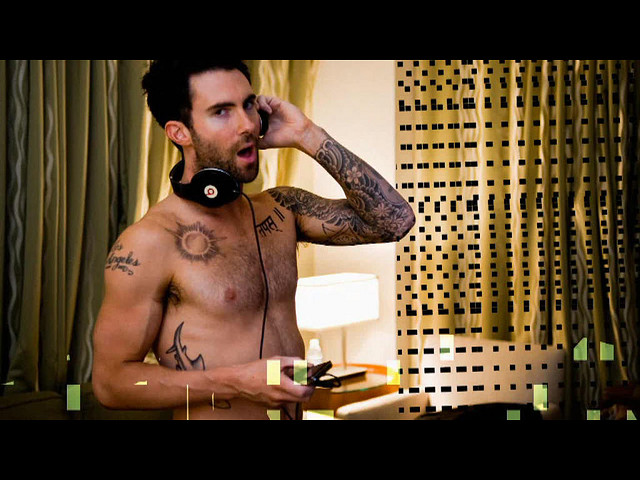 adam levine shirtless. Adam Levine shirtless in his