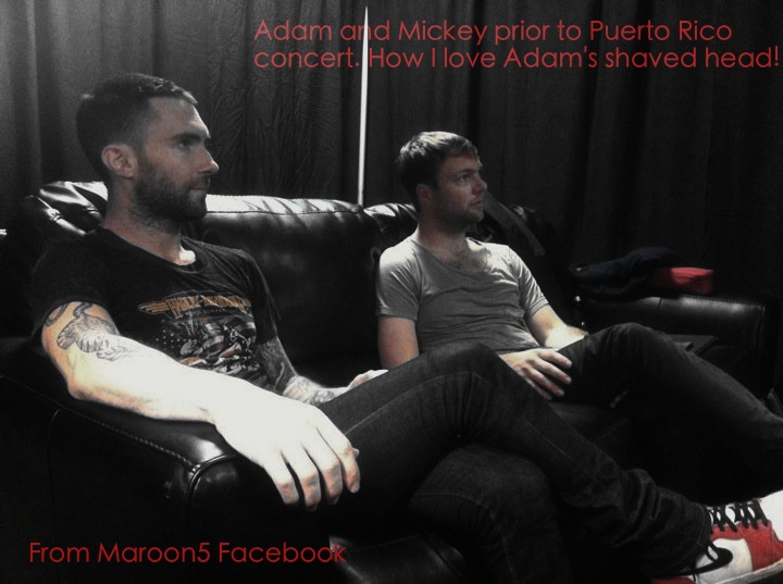 adam levine jane herman. Adam and Mickey in Porto Rico, January 2011