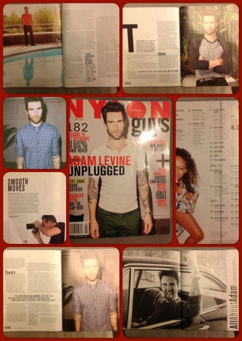 Adam Levine for Nylon Magazine 